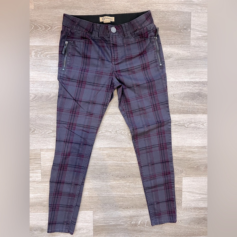 Democracy Plaid Jeans 6